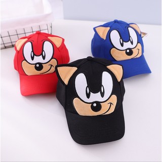 Mũ Lưỡi Trai Phối Lưới In Hình Sonic the Hedgehog Thời Trang 2023 Cho Bé