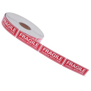 1 Cuộn / 500 Nhãn Dán Tay Cầm Fragile - Để Di Chuyển, Gửi Thư