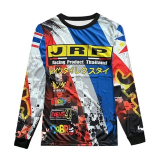 Jrp Áo Thun Tay Dài In Hình Xe Mô Tô Đua Unisex K2