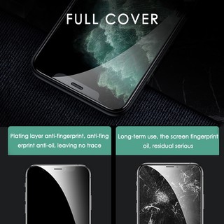 3 Chiếc Full Cover Kính Trên Dành Cho iPhone 11 Pro 7 XR X XS Max Kính Cường Lực Bảo Vệ Màn Hình Cho iPhone 7 6 6s 8 Plus SE 2020 11 Kính