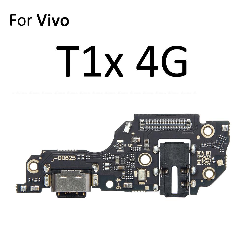 Đế Sạc Cổng Sạc USB Cắm Bảng Micro Cáp Mềm Cho Vivo T1 Pro T1x T2x 4G 5G Toàn Cầu Thay Thế Các Bộ Phận