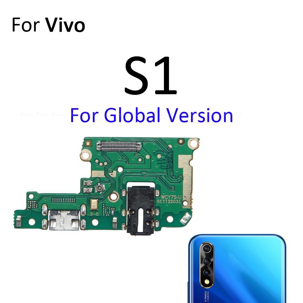 Đế Sạc Cổng Sạc USB Cắm Bo Mạch Micro Cáp Mềm Cho Vivo S1 S5 S6 S7 S7e S9 S10e S12 S15 Pro 5G Thay Thế Các Bộ Phận