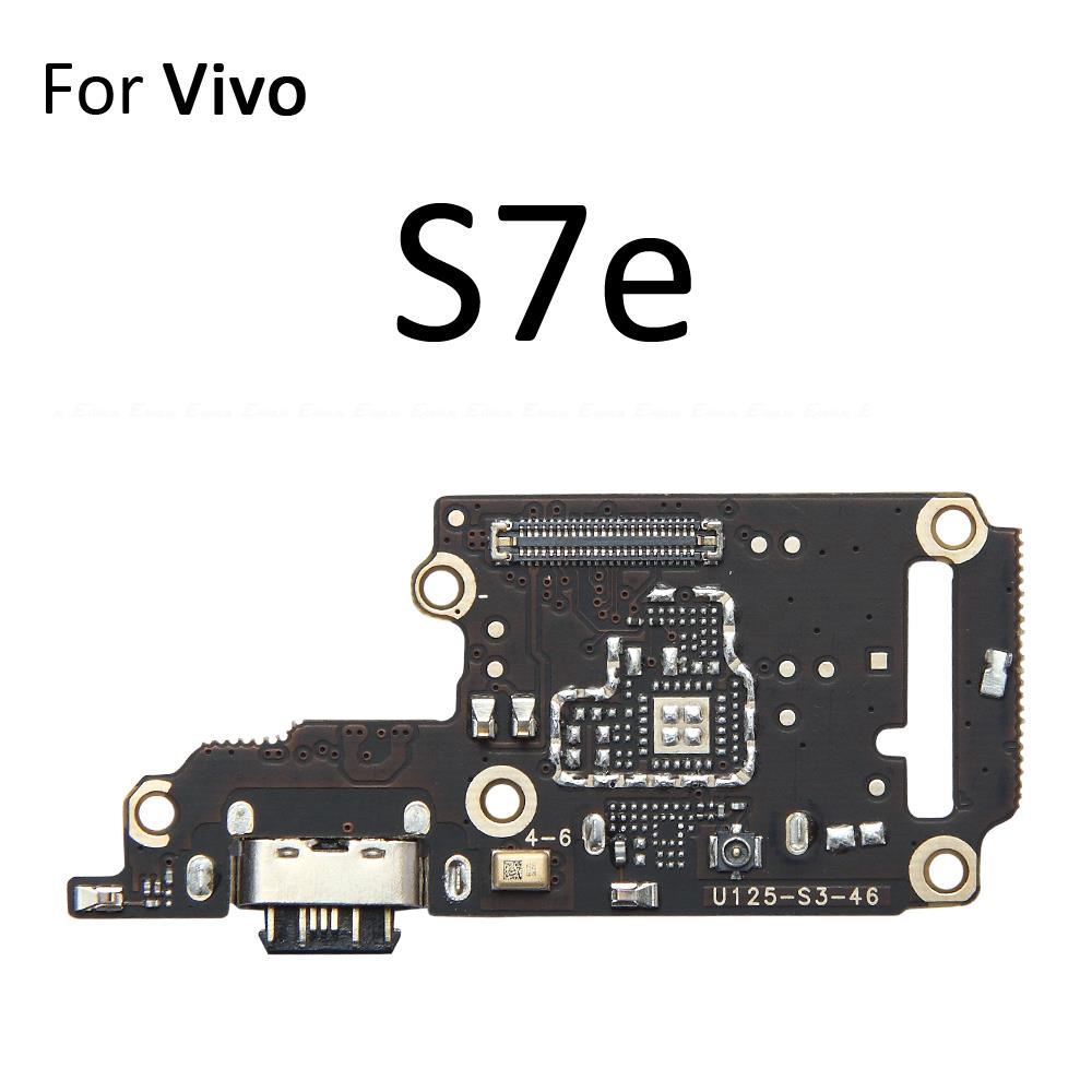 Đế Sạc Cổng Sạc USB Cắm Bo Mạch Micro Cáp Mềm Cho Vivo S1 S5 S6 S7 S7e S9 S10e S12 S15 Pro 5G Thay Thế Các Bộ Phận