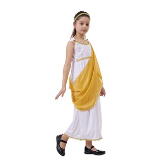 Đầm Hóa Trang Halloween Nữ Thần Hy Lạp Xinh Đẹp Cho Mẹ Và Bé