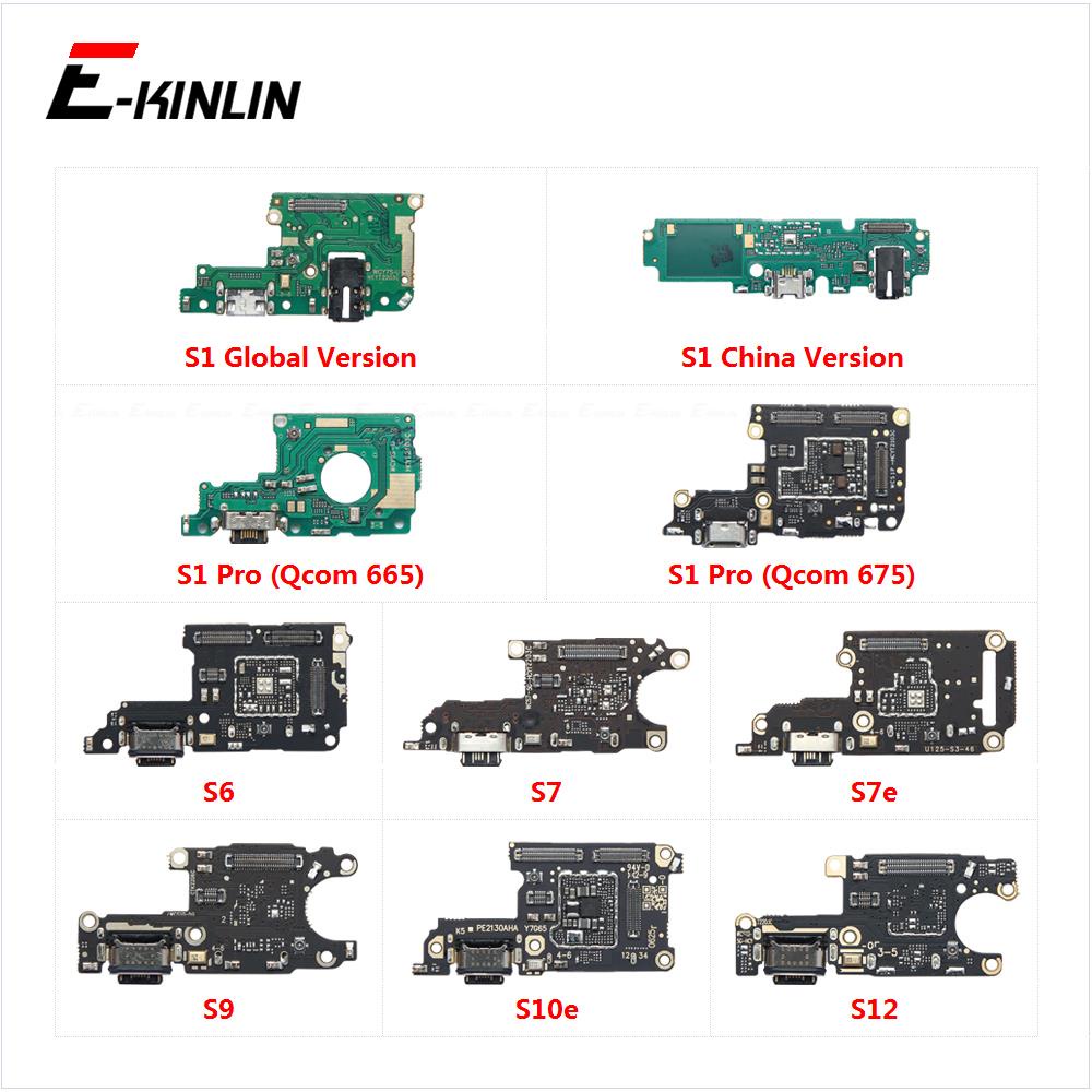 Đế Sạc Cổng Sạc USB Cắm Bo Mạch Micro Cáp Mềm Cho Vivo S1 S5 S6 S7 S7e S9 S10e S12 S15 Pro 5G Thay Thế Các Bộ Phận