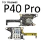 Cho HuaWei P40 Pro Sim Khe Cắm Thẻ Khay Giá Đỡ Micro Mic Module Kết Nối PCB Ban Cáp Mềm Thay Thế Các Bộ Phận