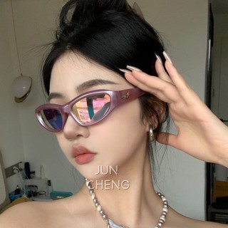 Hip Hop Punk Y2K Quấn Xung Quanh Kính Mát Nam Nữ Trang Trí Ngôi Sao Năm Cánh Cyberpunk Thể Thao Ngoài Trời Bóng Kính
