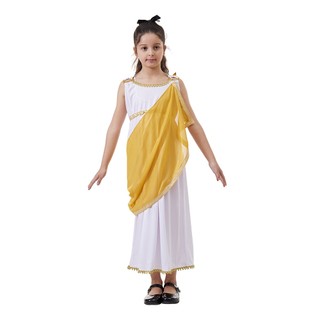 Đầm Hóa Trang Halloween Nữ Thần Hy Lạp Xinh Đẹp Cho Mẹ Và Bé