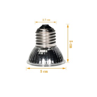 Đèn sưởi thú cưng 25/50/75W, bổ sung canxi, chống nắng, UV cho rùa, lưỡng cư, thằn lằn, bộ điều khiển nhiệt độ