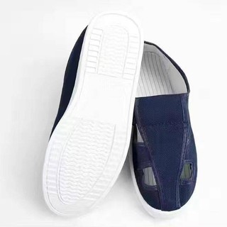 Giày Vải canvas Chống Tĩnh Điện Chống Bụi Thiết Kế Lỗ Lưới Thời Trang Cao Cấp