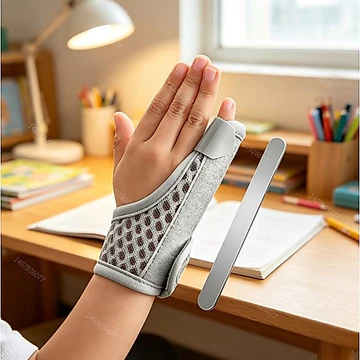 1 Chiếc Boxer Gãy Ngón Tay Màu Hồng Trẻ Em Nẹp Ngón Tay, Trẻ Em Metacarpal Ngón Tay Nẹp Tay, Hỗ Trợ Nẹp Ngón Tay Cho Ngón Tay Thứ 5