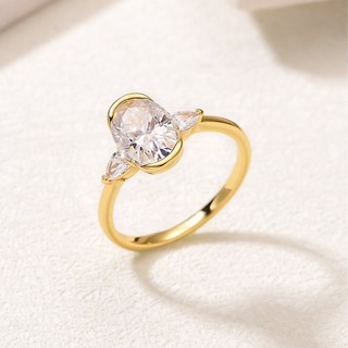 Women's Gold-Plated Wedding Ring by UICICO.vn