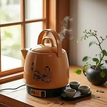 Shanyoujia Ấm Siêu Tốc Sức Khỏe Giải Mã Ấm Siêu Tốc Chống Khô Dính Ấm Siêu Tốc Điện Cổ Truyền Trung Quốc Ấm Siêu Tốc Y Học Tổ Chim Thông Minh
