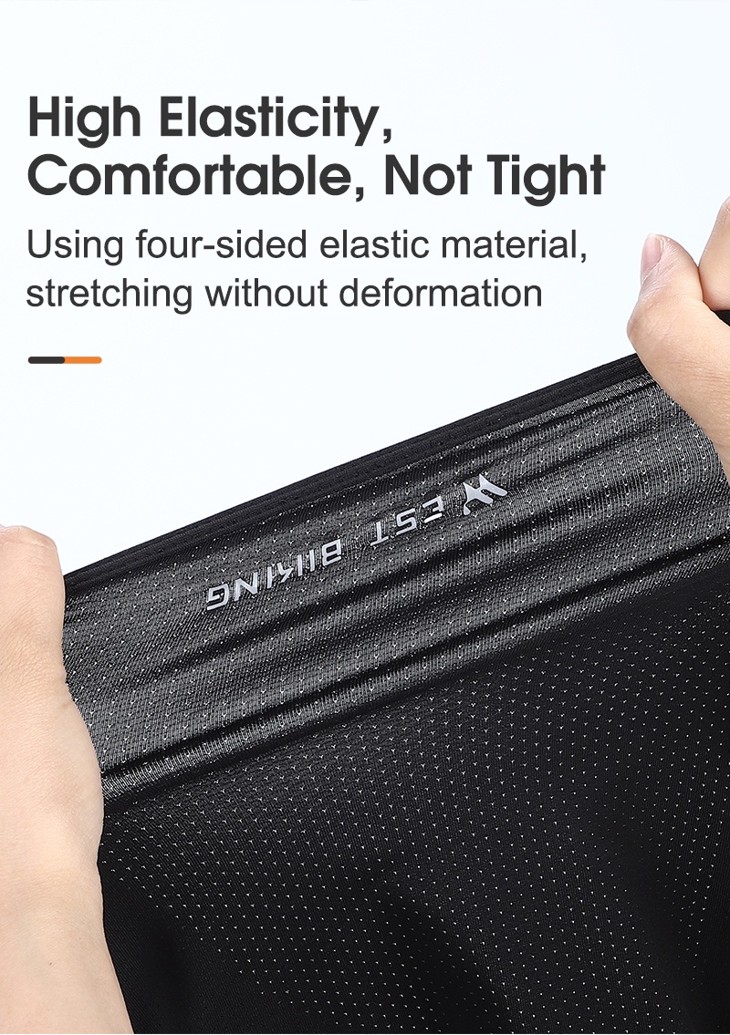 Mô tả WEST BIKING Mặt nạ Balaclava chống tia cực tím thoáng khí có lỗ kính Mặt nạ lụa băng khô nhanh Mũ đội đầu - 6