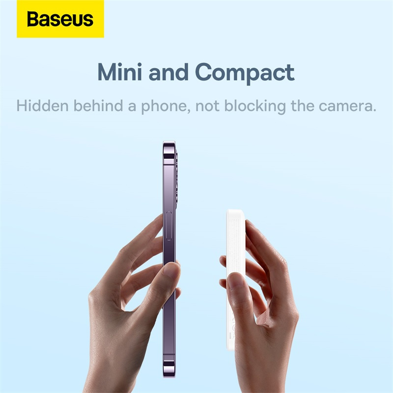 Sạc Dự Phòng Baseus 22.5W PD Từ Tính Không Dây 10000mAh – Thiết Kế Mini Tiện Mang Theo, Sạc Nhanh, Hút Chắc