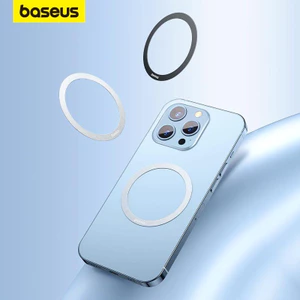 Baseus Nhãn Dán Từ Tính Cho Sạc Không Dây Tấm Kim Loại Nhẫn Cho Điện Thoại Giá Đỡ Tấm Sắt Nam Châm