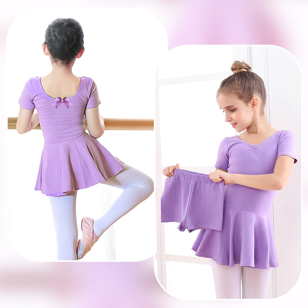💕Trang Phục Khiêu Vũ Ba Lê Trơn Quần Áo Trẻ Em Bé Gái 3-12 Tuổi Váy Sinh Nhật Lễ Hội Mới Lạ