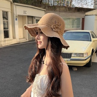 Mùa Hè Phong Cách Hàn Quốc Thời Trang Đa Năng Mũ Người Cá Bảo Vệ Mũ Chống Nắng Ngoài Trời Cho Nữ