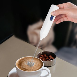 Máy trộn điện tạo bọt sữa có ga để nướng tay Máy đánh trứng có thể sạc lại Máy đánh trứng Máy trộn cà phê