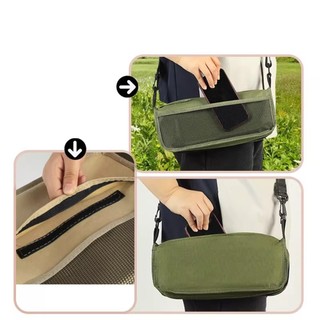 [COD Ready] Ghế cắm trại nhỏ Ghế câu cá đi biển siêu nhẹ di động có túi đựng đồ Ghế gấp ngoài trời