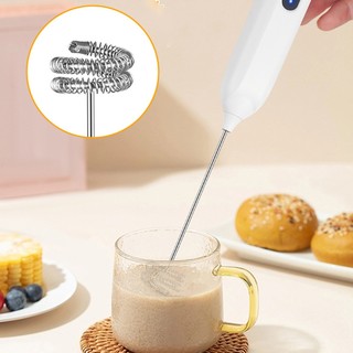 Máy trộn điện tạo bọt sữa có ga để nướng tay Máy đánh trứng có thể sạc lại Máy đánh trứng Máy trộn cà phê