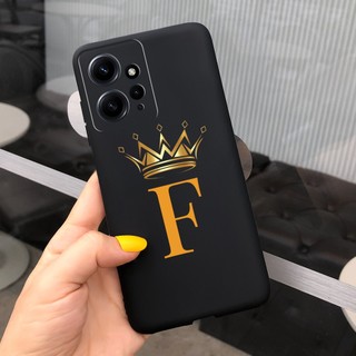 Ốp Điện Thoại Silicon In Chữ A Z Initial Thời Trang Cho Xiaomi Redmi Note 12 4G Case 2023 Xiaomi Redmi Note12 4G