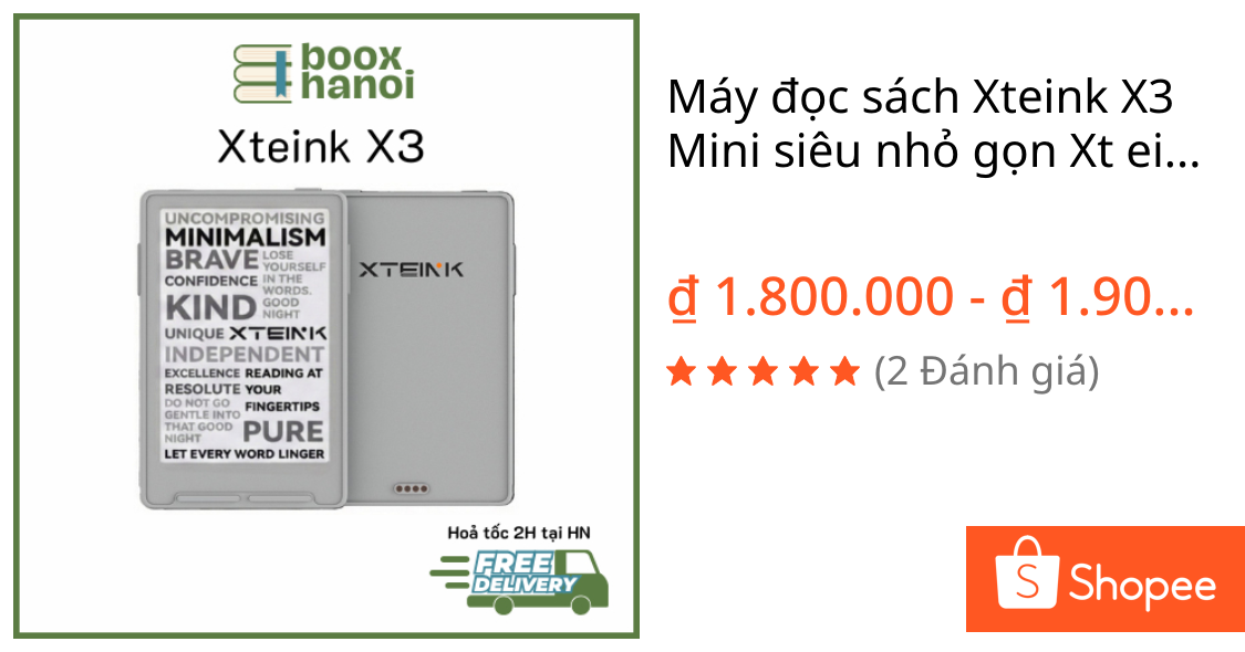 Máy đọc sách Xteink X3 Mini siêu nhỏ gọn Xt eink X3