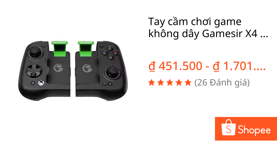 Tay cầm chơi game không dây Gamesir X4 Aileron XBOX cho Android Phone