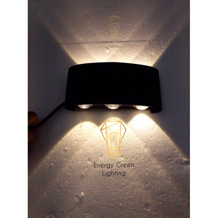 Ảnh Đèn Hắt Tường Chống Nước Energy Green Lighting 2 đầu TN188 -187 - Trang Trí Ngoài Trời - Góc Ban Công - BH 1 Năm 1