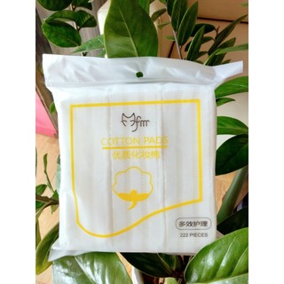 Bông tẩy trang 3 lớp Cotton Pads Túi 222 miếng