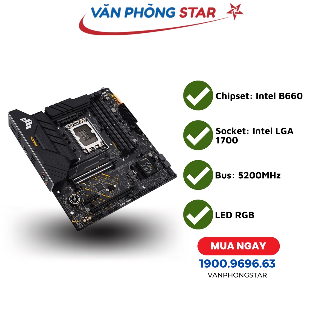 Mainboard Asus TUF GAMING B660M-PLUS D4 | Shopee Việt Nam