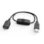 Btsg Dây mở rộng USB 2 0 Cáp chuyển đổi để ghi âm lái xe Đèn bàn LED Quạt USB