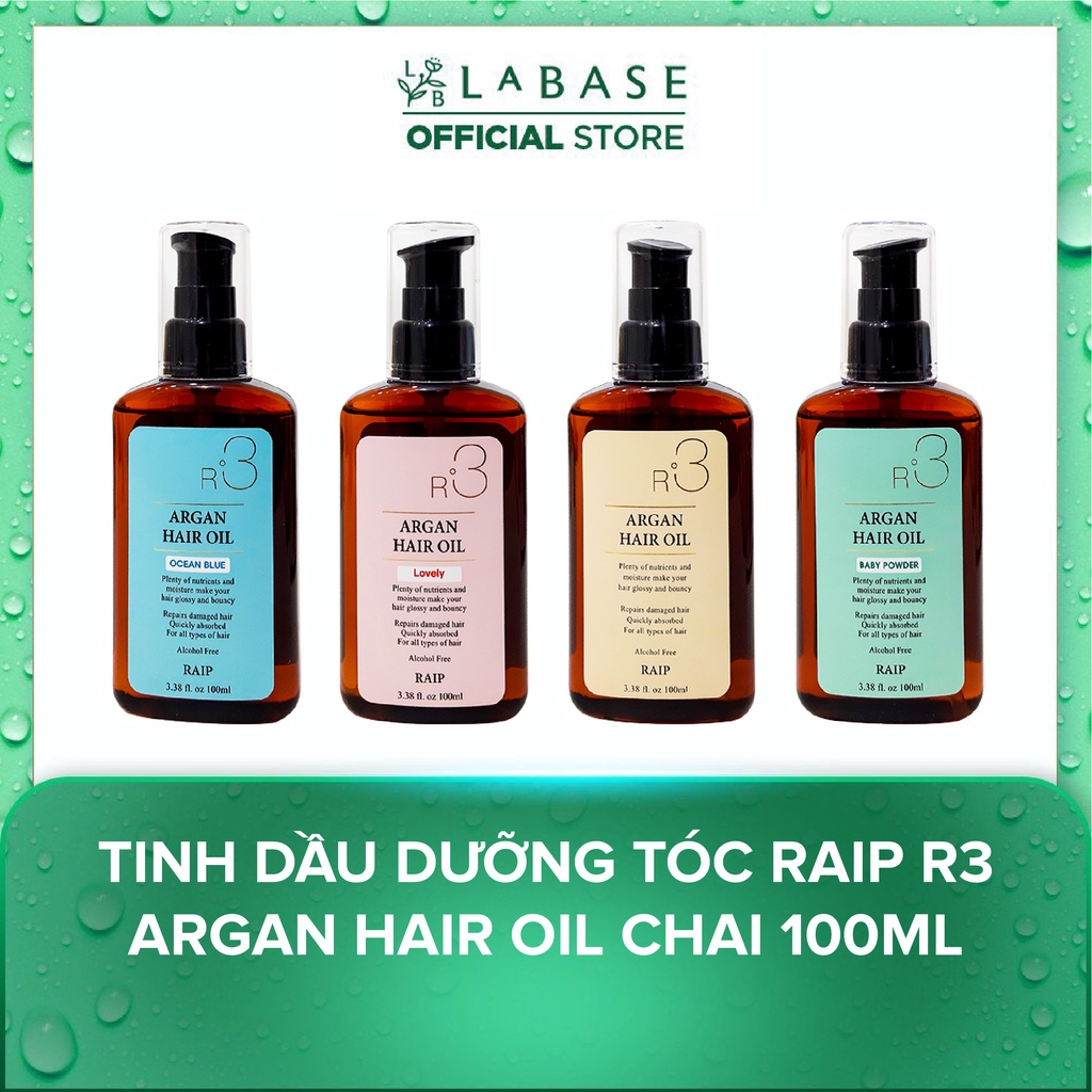 Tinh dầu dưỡng tóc Raip R3 Argan Hair Oil Chai 100ml | Shopee Việt Nam
