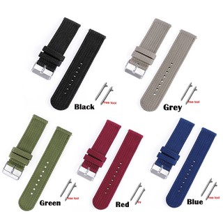 Dây Đeo Đồng Hồ Bằng Nylon Chất Lượng Cao 18mm 20mm 22mm 24mm