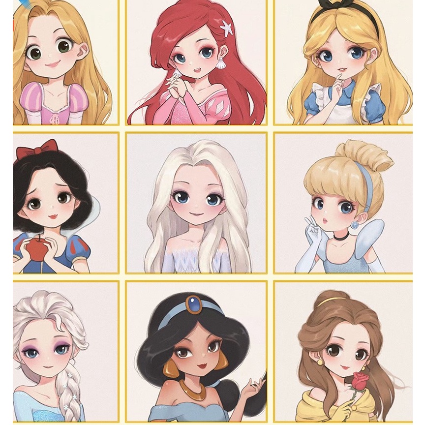 Tranh Tô Màu Kỹ Thuật Số ~ Bộ Quà Tặng Đặc Biệt Diy Hình Công Chúa Disney  Bằng Acrylic Cho Trẻ Em / Tranh Tường | Shopee Việt Nam