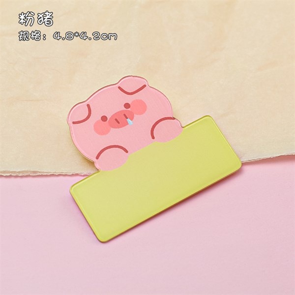 3 Pin Cài Động Vật Tag Chữ Nhật 4,2*4,8Cm