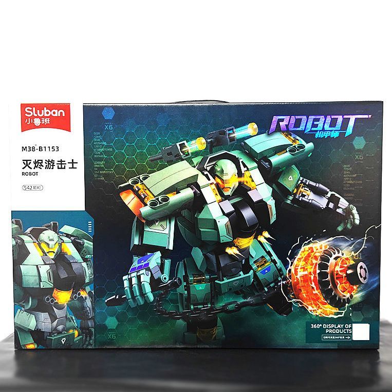 đồ chơi giáo dục Lắp ráp Mô hình Robot Sluban M38-B1151 1152 1153 Light ...