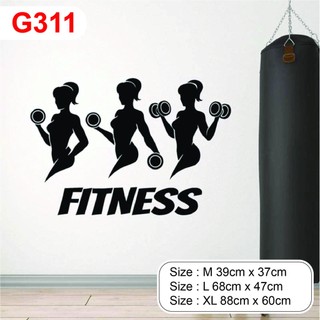 Decal dán trang trí phòng GYM, tăng động lực cho khách hàng, doanh thu đột phá, tạo điểm nhấn cho phòng gym P12