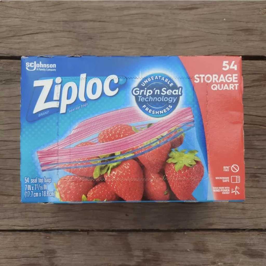 Ziploc 48-Count 1 Quart Storage Bags - 2570000310