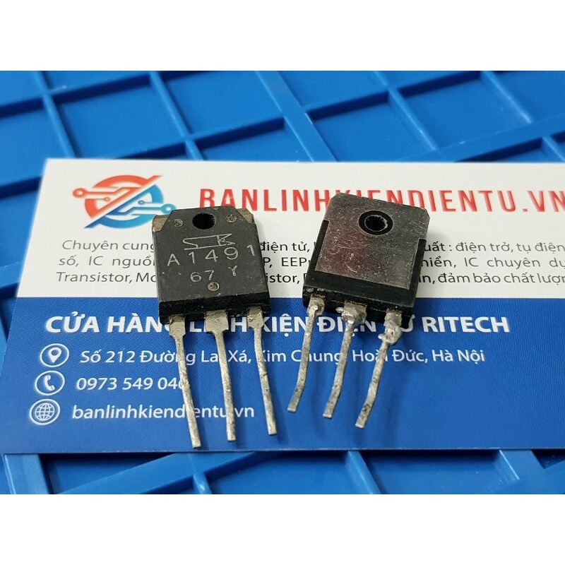 [ Combo 2 Cặp ] Sanken C3855 (2SC3855) – A1491 (2SA1491) Transistor ...