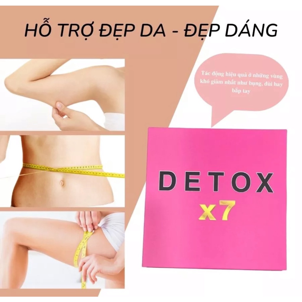 SIÊU TỐC BAY MỠ]Viên Khử Giảm Mỡ Detox x7 Cải Thiện Vóc Dáng Thon Gọn Liệu  Trình 1 Tuần | Shopee Việt Nam