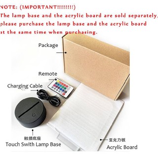 GC9 Thám Tử Lừng Danh Conan Đèn Ngủ Anime 3d Đèn Acrylic Từ Xa LED Sạc USB Chiếu Sáng Haibara Ai Ran Trang Trí Nhà Quà Tặng