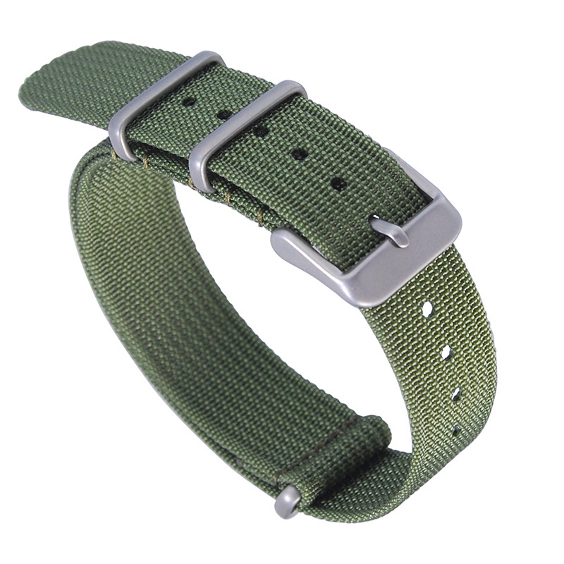 Dây Đeo Đồng Hồ Bằng Nilon Họa Tiết Sọc 20mm 22mm
