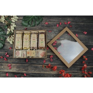 Hộp quà Tết thực phẩm Hải Long 18 sang trọng lịch sự, quà biếu tặng ý nghĩa dịp cuối năm quý | HẢI LONG