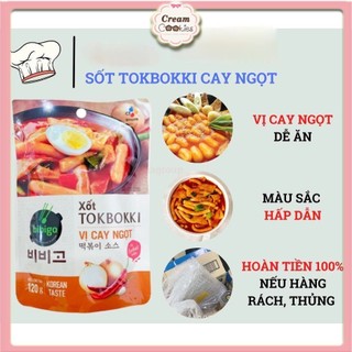 Sốt TOKBOKKI BEKSUL Vị Cay Ngọt 120g Chuẩn Hàn Quốc