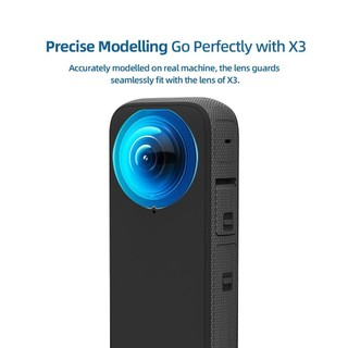 Vỏ bảo vệ ống kính COZYNEST Vỏ bảo vệ Camera chống trầy xước cho Insta360 X3