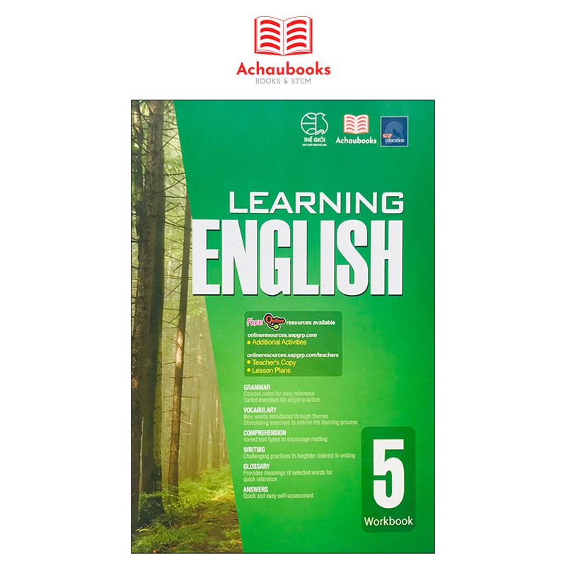 Sách : Learning English 5 - tiếng anh lớp 5 ( á châu books )
