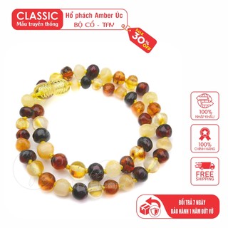 Vòng cổ Amber Úc cho bé 0-10 tuổi  VCM4M