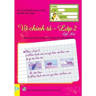 Sách - Combo 2 cuốn Vở Chính Tả Lớp 2 (Biên soạn theo CT GDPT mới) - ndbooks