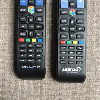 Điều khiển Tivi Asanzo 32 inch 32SL800, Remote tivi asanzo hàng xịn mới 100%